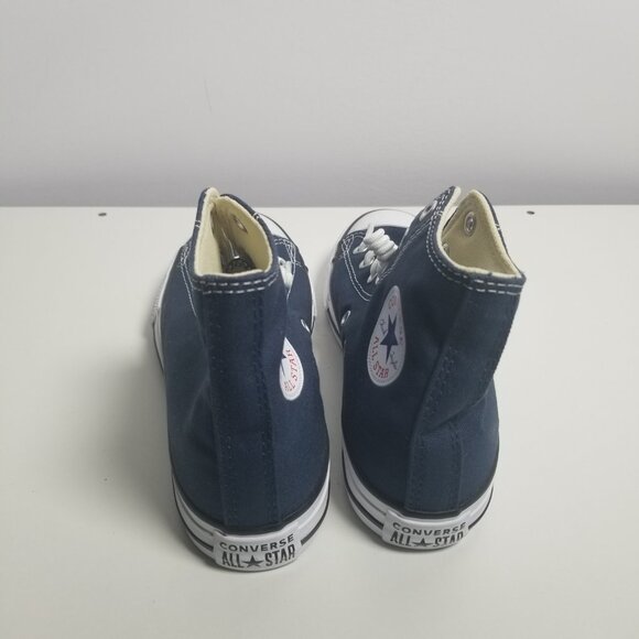 NWOB Converse Chuck Taylor All Star Youth Unisex Navy High Top Sneakers Sz 2 - Picture 9 of 9
